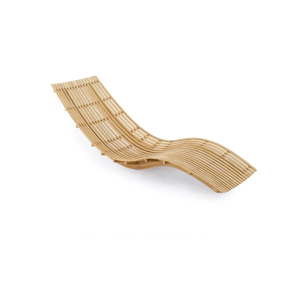 Chaise Longue Swing Impilabile Unopiù in Teak - Eleganza e Comfort