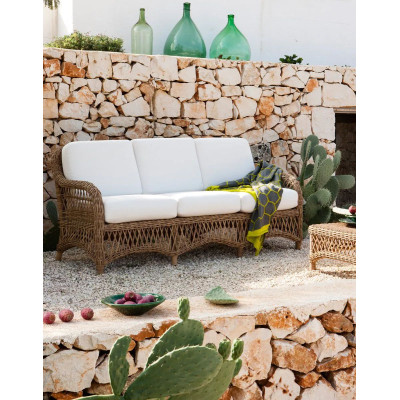 Olimpia Sofa Unopiù 193 cm in WaProLace without Seat Cushions