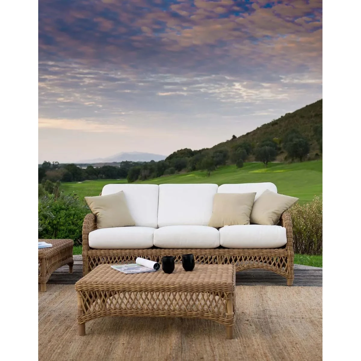 Sofa Olimpia Unopiù - Mediterrane Eleganz für Ihren Außenbereich