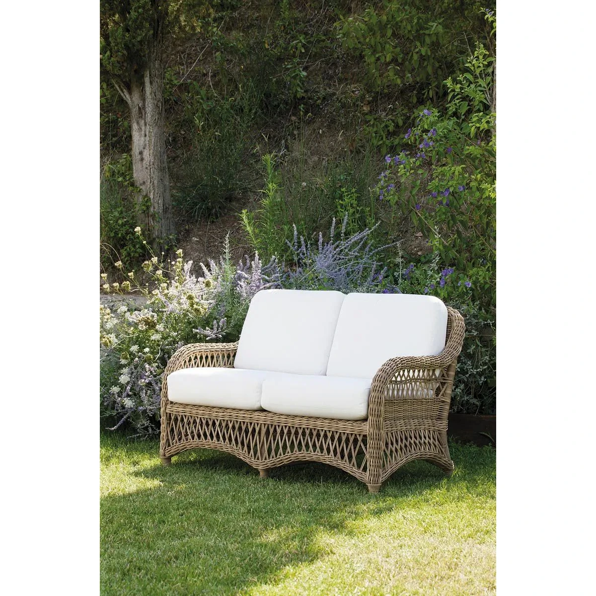 Sofa Olimpia Unopiù 134 cm en WaProLace - Élégance sans coussins