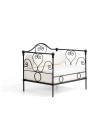 Lounge chair in wrought iron Aurora by Unopiù without seat cushion