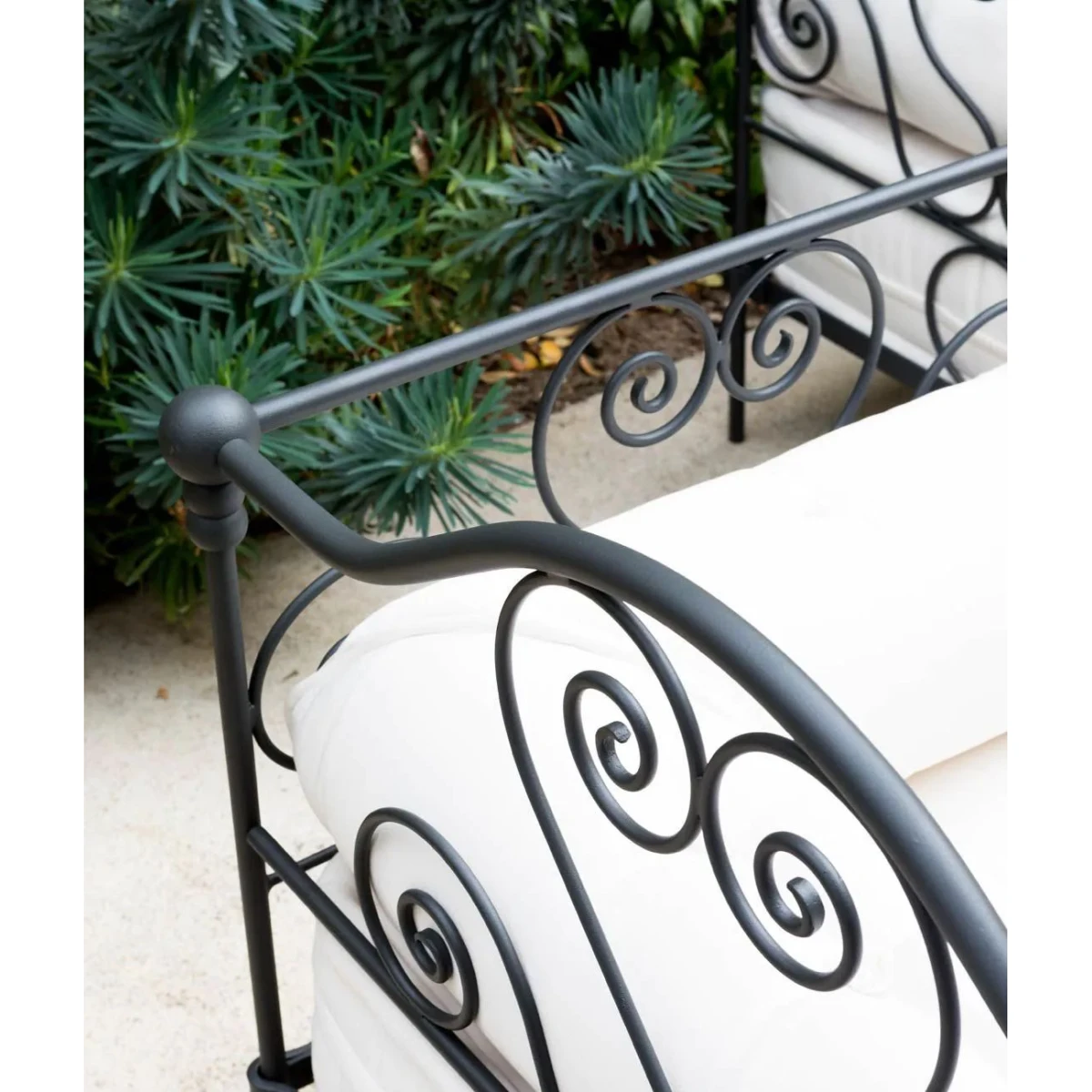 Wrought Iron Aurora Lounge Chair by Unopiù - No Cushion