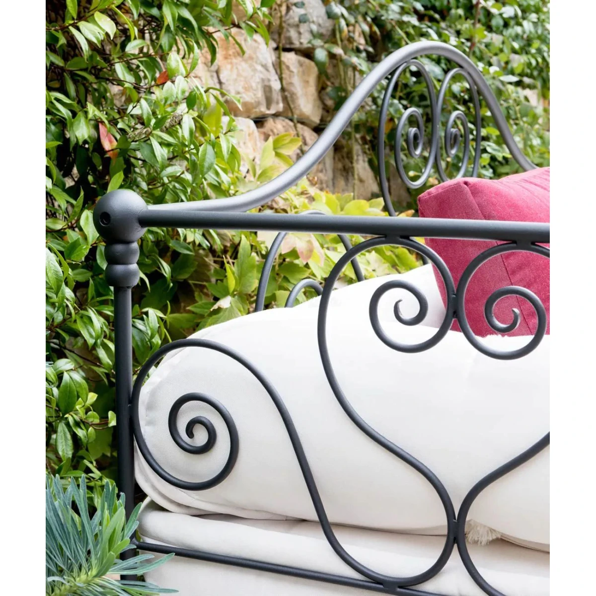 Elegantes Unopiù Aurora Sofa aus Schmiedeeisen, ohne Polster