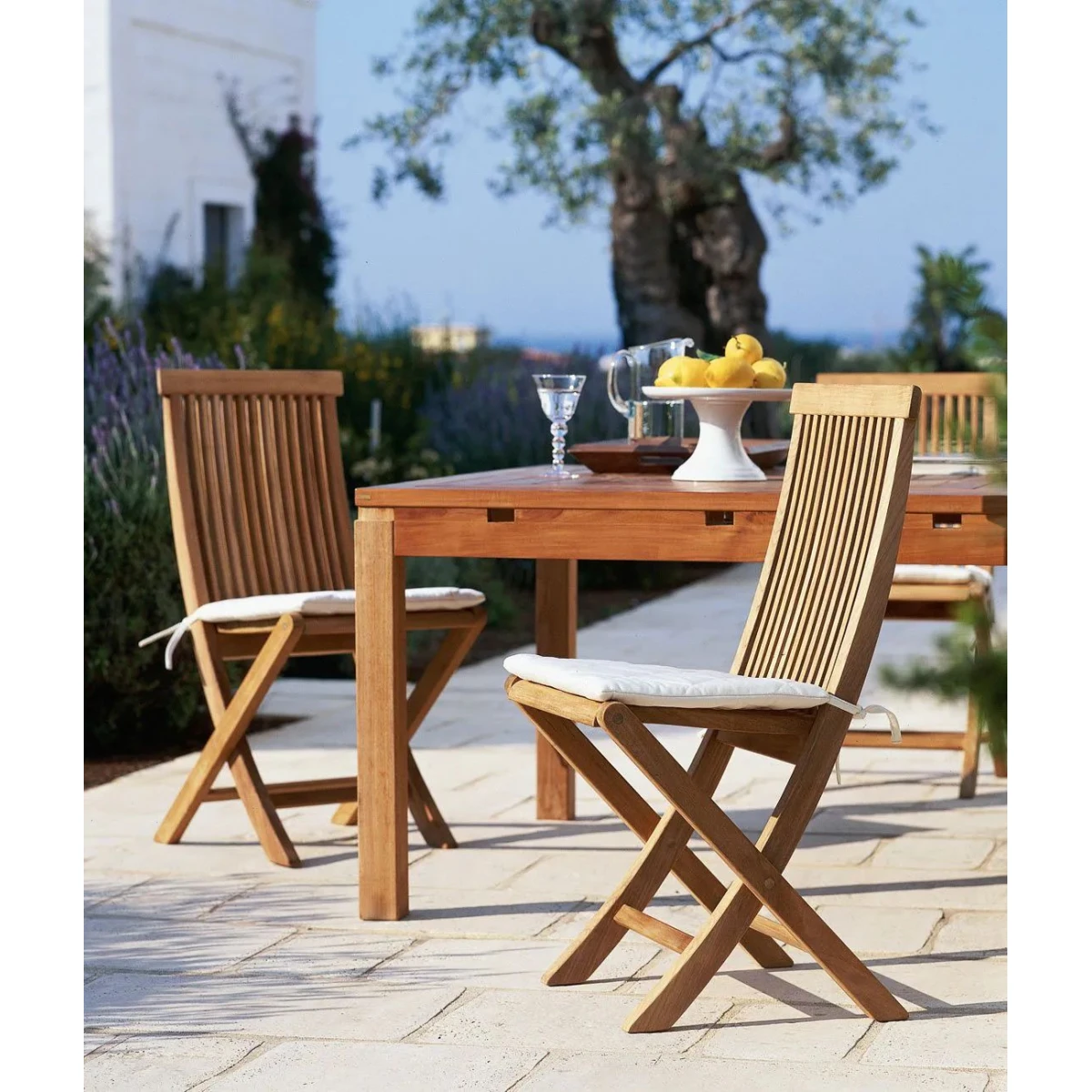 Elegant William Folding Chair by Unopiù - Premium Teak Design