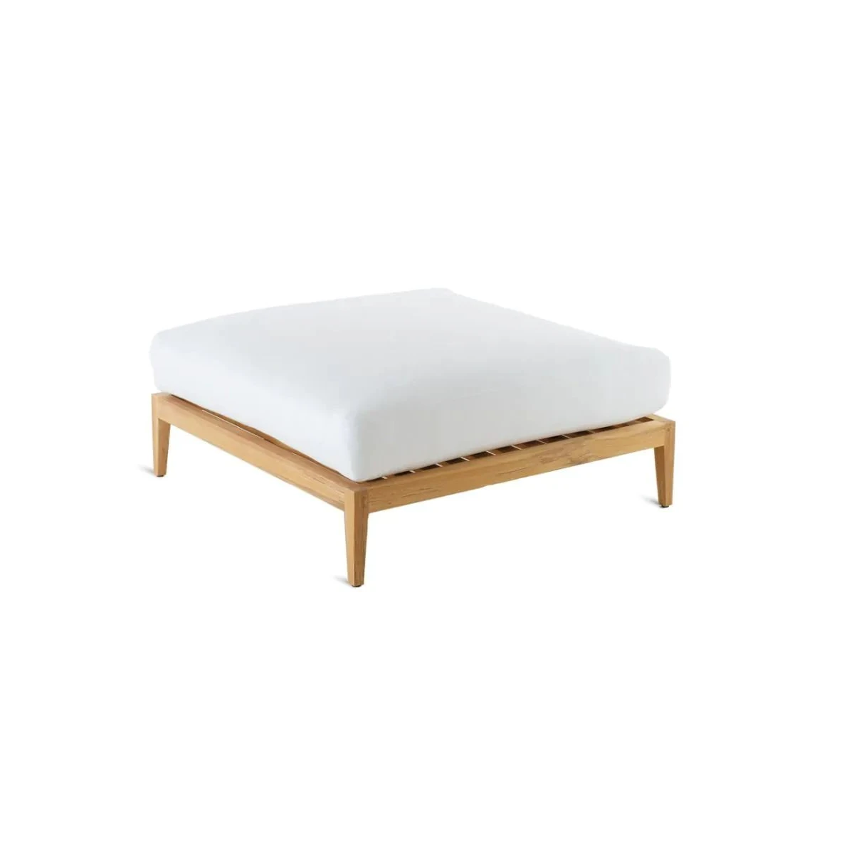 Base per Pouf Synthesis Unopiù in Teak e WaProLace - Eleganza e Comfort