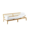 Chaise Longue "Synthesis" di Unopiù in Teak e WaProLace con Seduta Regolabile su Entrambi i Lati