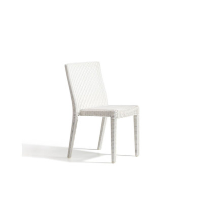 Stackable Agorà Chair in white and Weatherproof
