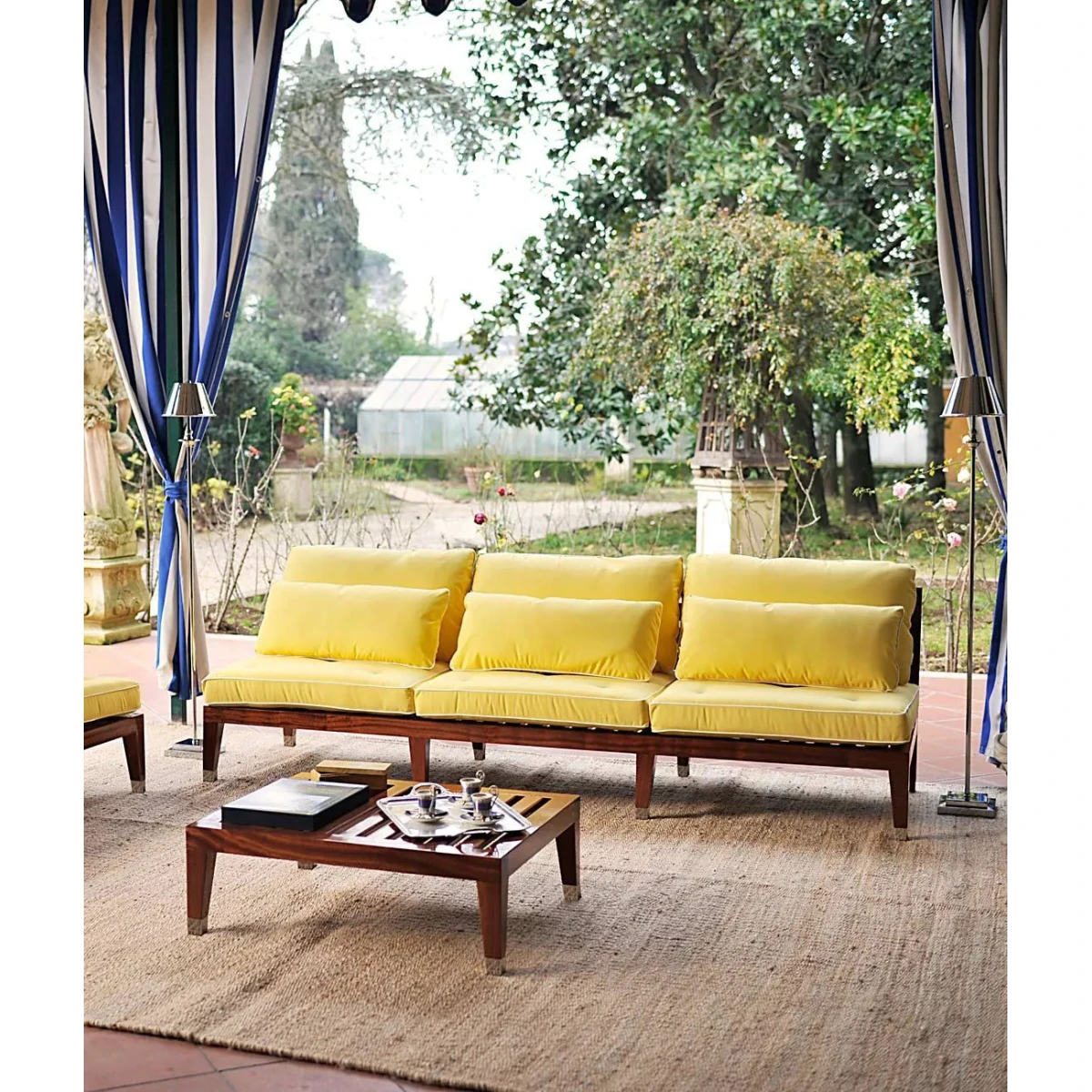 Canapé 3 Places Unopiù C'est la vie - Acajou Luxe