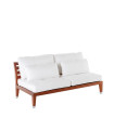 C'est la Vie 2 seater sofa in mahogany