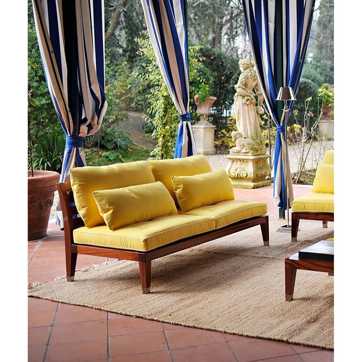 Sofa 2-Sitzer Unopiù C'est la vie - Mahagoni Luxus