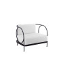 Ariete Armchair in Bronze Iron - Circular Design