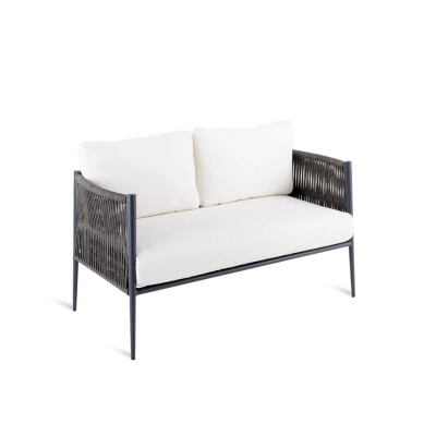 Sofa Luce Unopiù (Struktur graphitgrau) – Gartenmöbel