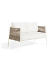 Luce 2-Seater Sofa by Unopiù (Frame in White) without Cushions