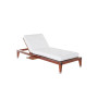 Elegant "C'est la vie" Single Lounge Chair in Polished Mahogany