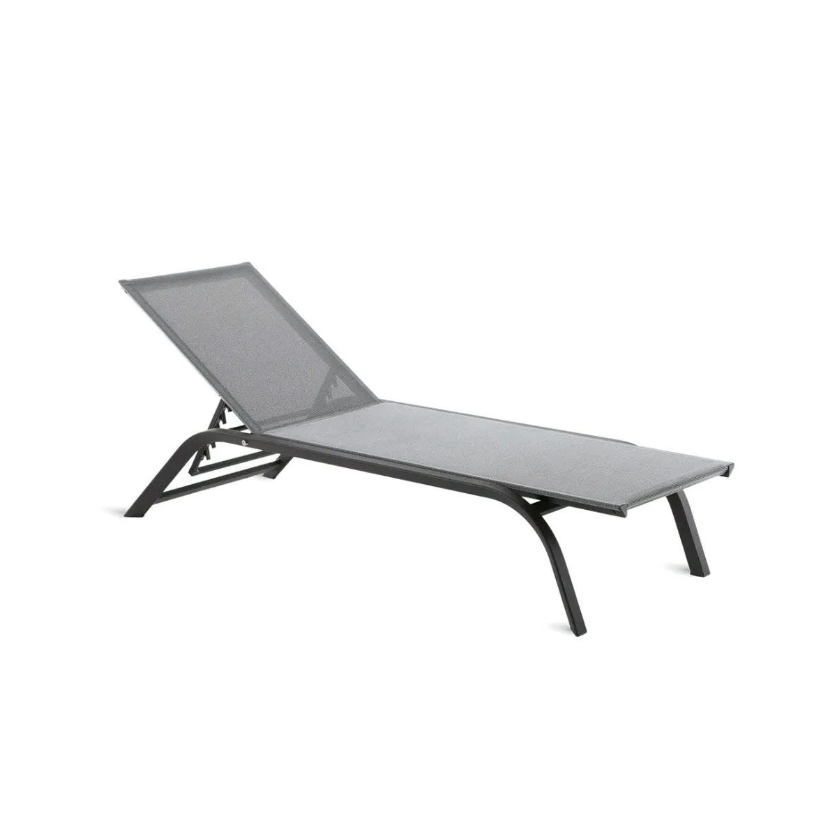 Lettino Panarea Unopiù in Alluminio Grigio Grafite - Eleganza e Comfort