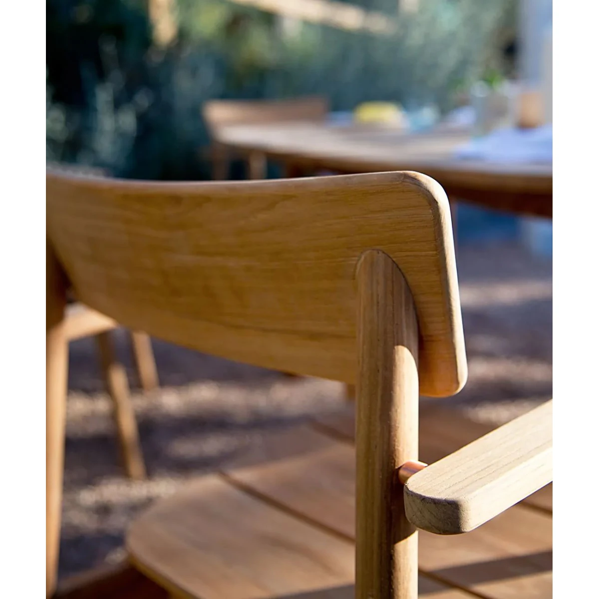 Unopiù Pevero Teak Small Armchair - Elegant & Durable