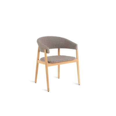 Poltroncina Pevero in Teak e Corda da Unopiù - Eleganza e Comfort
