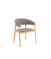 Poltroncina in teak e corda Pevero di Unopiù