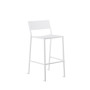 Unopiù Tabouret Conrad – Empilable Blanc Gartenmöbel