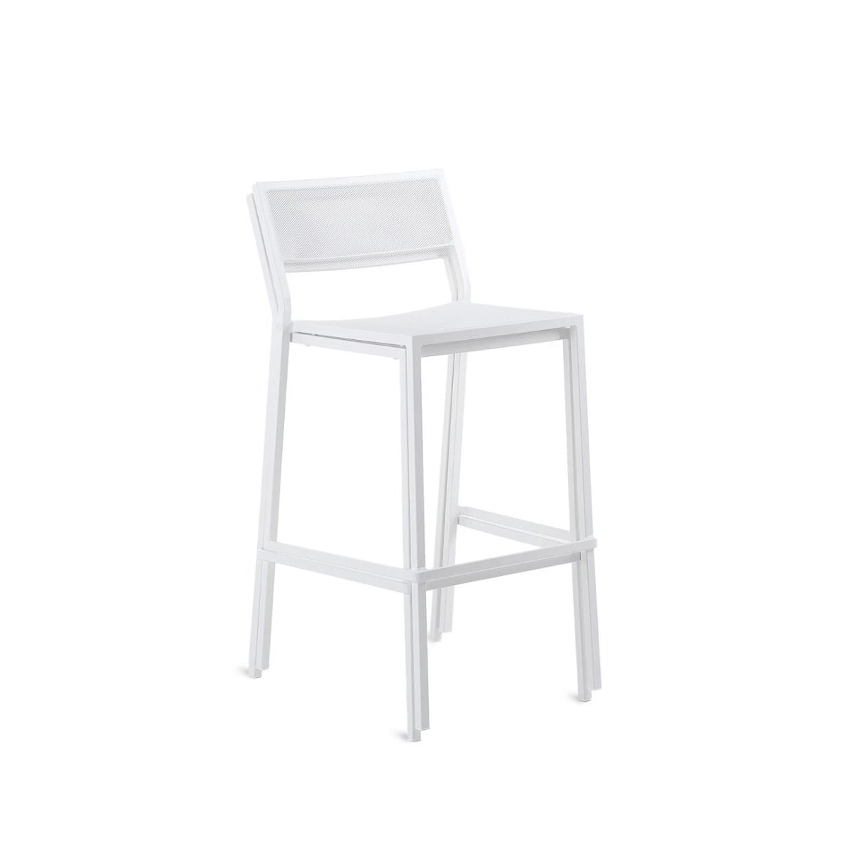 Unopiù Sgabello impilabile Conrad – Bianco Gartenmöbel