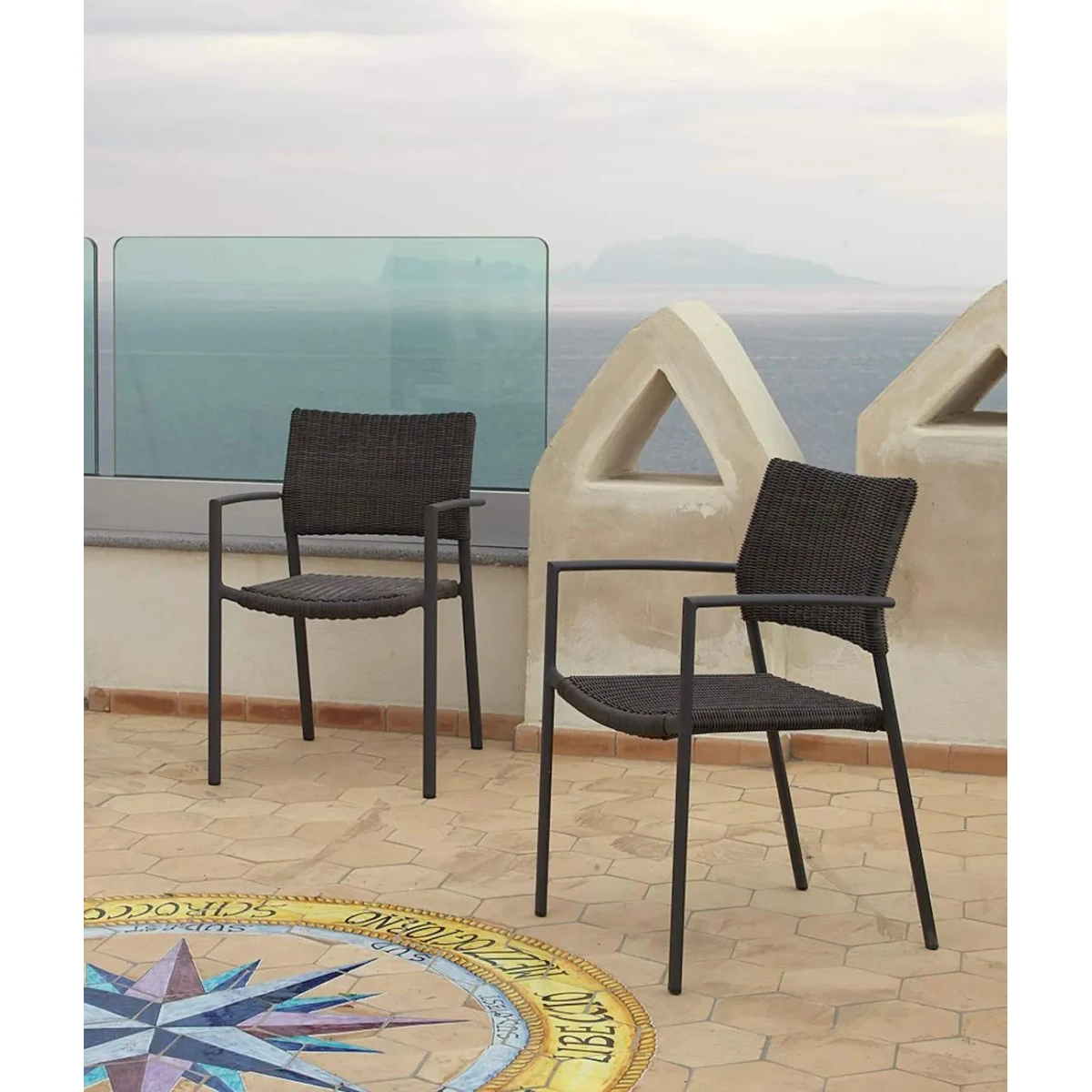 Small Armchair Experience by Unopiù - Antique Brown WaProLace