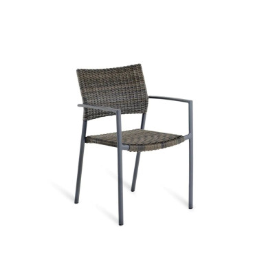 Petit fauteuil Unopiù en antique brown - Élégance et confort