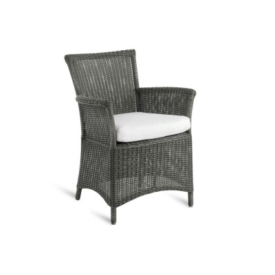 Unopiù Capri small armchair structure in WaProLace colour green - WaProLace garden furniture