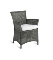 Unopiù Capri small armchair structure in WaProLace colour green