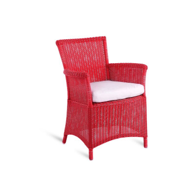 Petit fauteuil Capri Unopiù rouge en WaProlace – Gartenmöbel