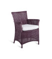 Unopiù Capri small armchair structure in WaProLace burgundy
