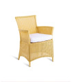 Unopiù Capri small armchair structure in WaProLace yellow