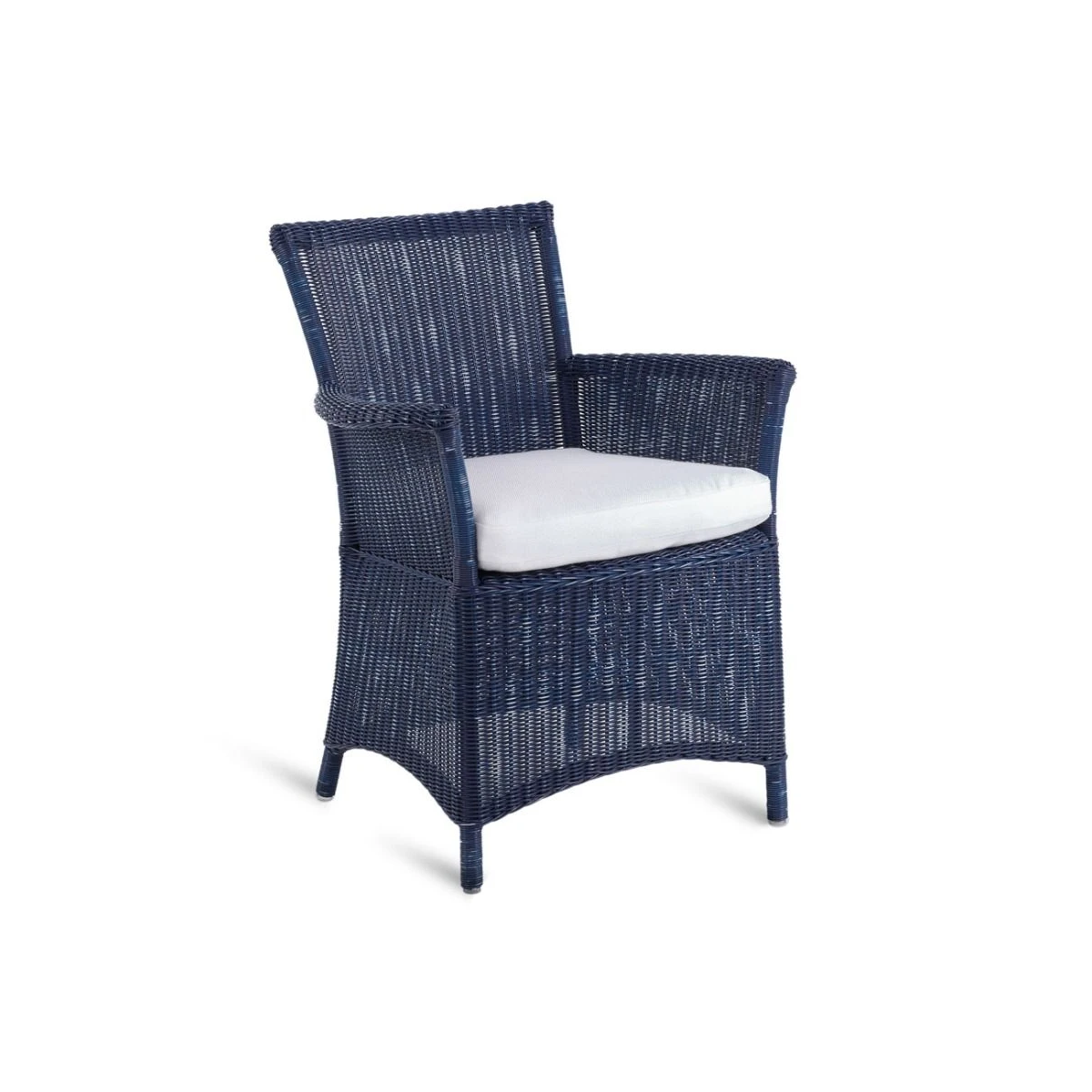 Unopiù Capri small armchair structure in WaProLace blue - Garden furniture