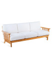 Sofa Chelsea 209 cm en teck sans coussins d'assise