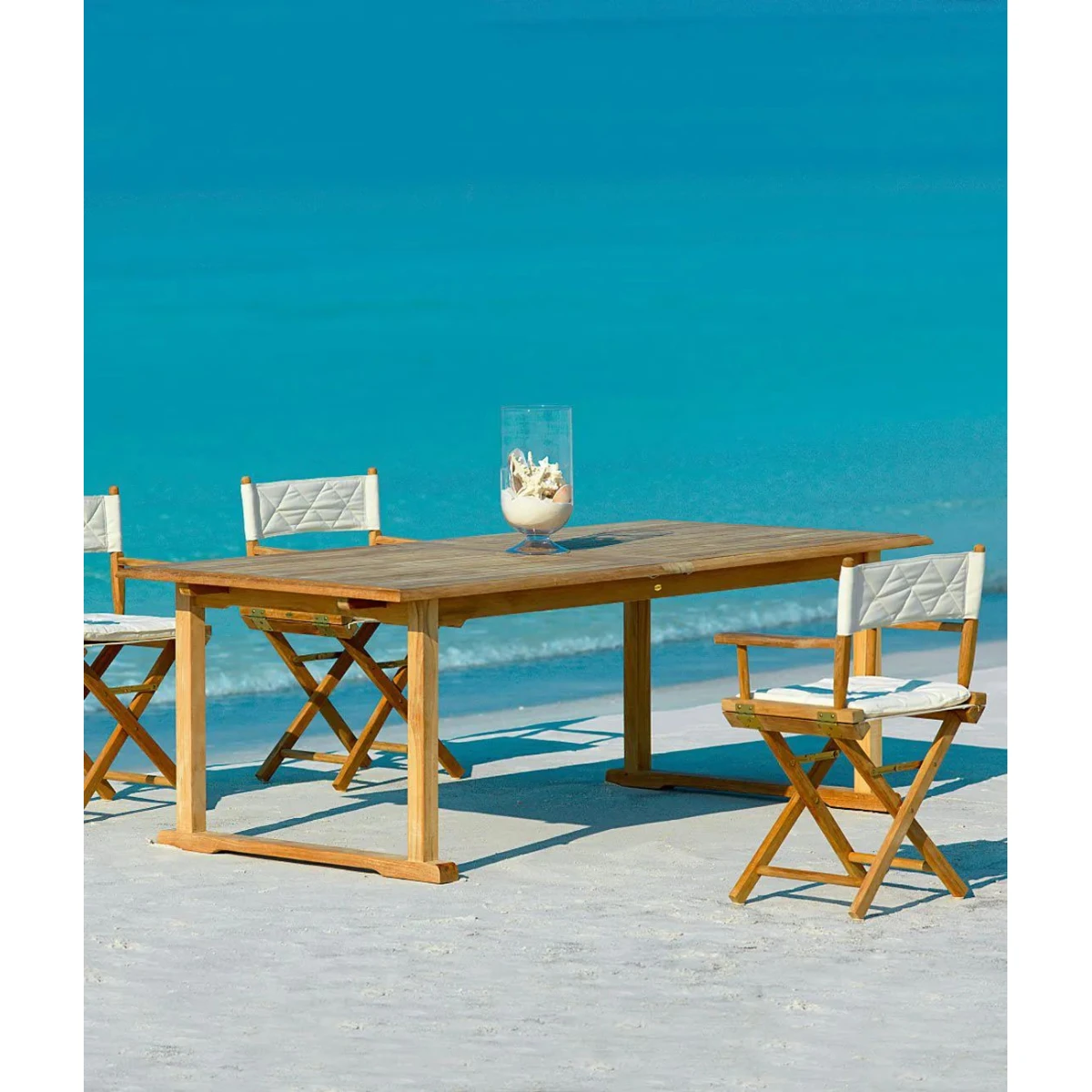 Unopiù Chelsea Table - Extendable 297cm Teak Luxury