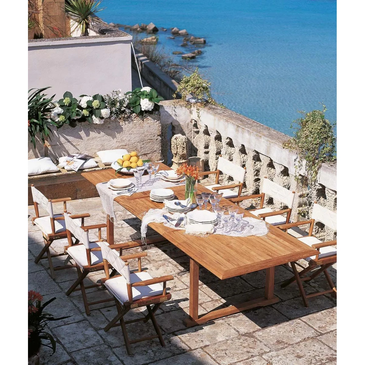 Unopiù Table Chelsea - Extensible 297cm Teck Luxe