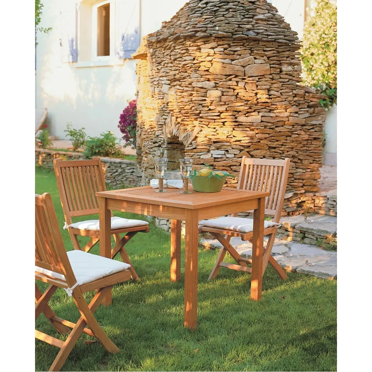 Chelsea Square Table - Teak Outdoor | Unopiù