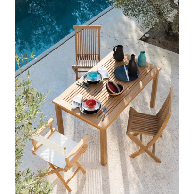 Tavolo Chelsea rettangolare di teak
