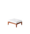 C'est la Vie rectangular coffee table in mahogany