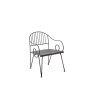 Unopiù Ariete Iron Armchair Bronze Garden Chair Balcony Furniture