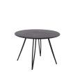 Ariete round table Ø 110 cm colour bronze