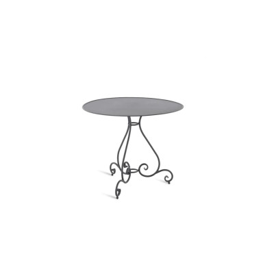 Unopiù Aurora 90cm Wrought Iron Round Table - Elegant Design
