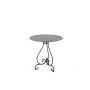 Wrought Iron Aurora Round Table 70cm by Unopiù