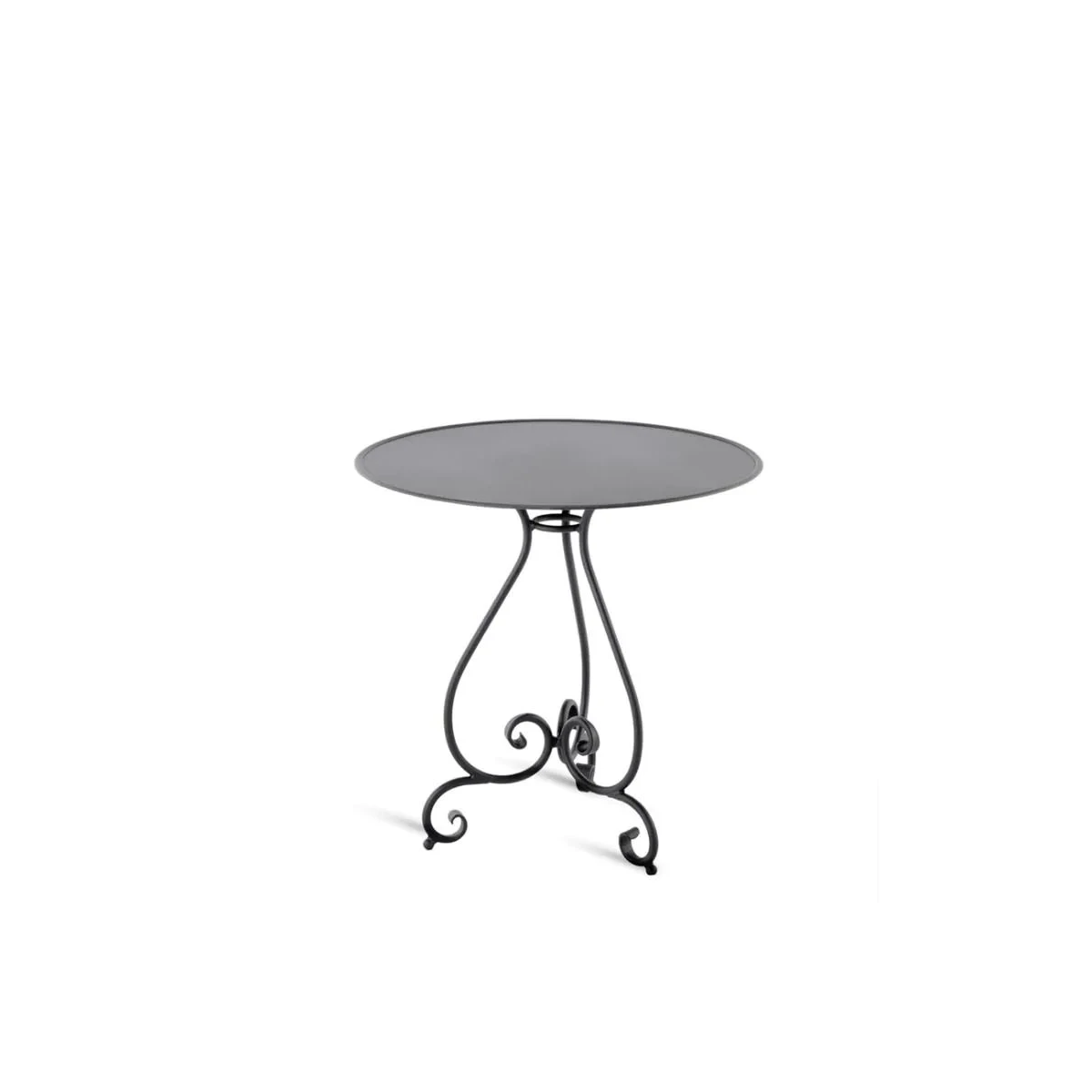 Runder Tisch Aurora 70 cm – Schmiedeeisen | Unopiù