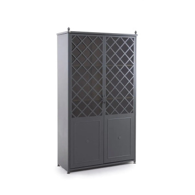 Aurora Wrought Iron Cabinet by Unopiù - Elegant Storage Solution