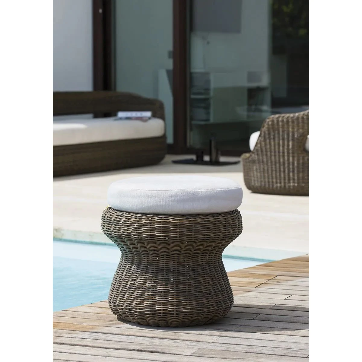 Base Pouf/Table Agorà Ø 51cm - Unopiù, Élégance et confort