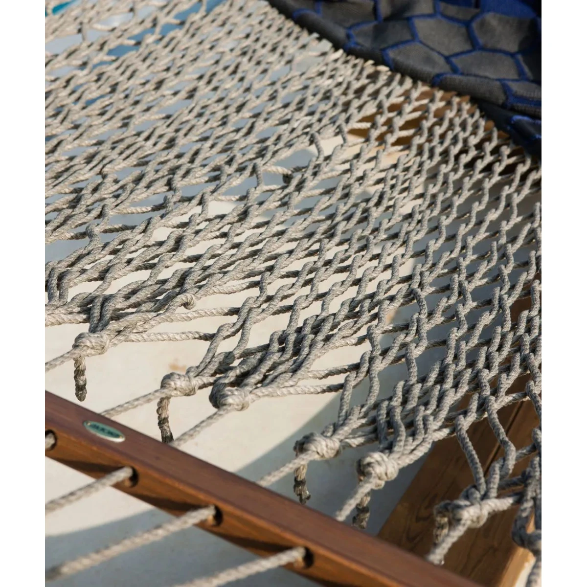 Amaca completa di rete in polipropilene grigio melange