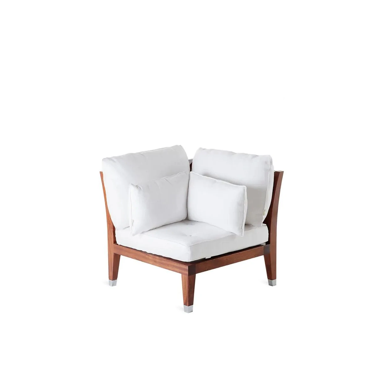 Unopiù C'est la vie Mahogany Corner Element - Luxury Outdoor