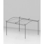 Freestanding Pergola Tibisco without roofing cm 366 X 376