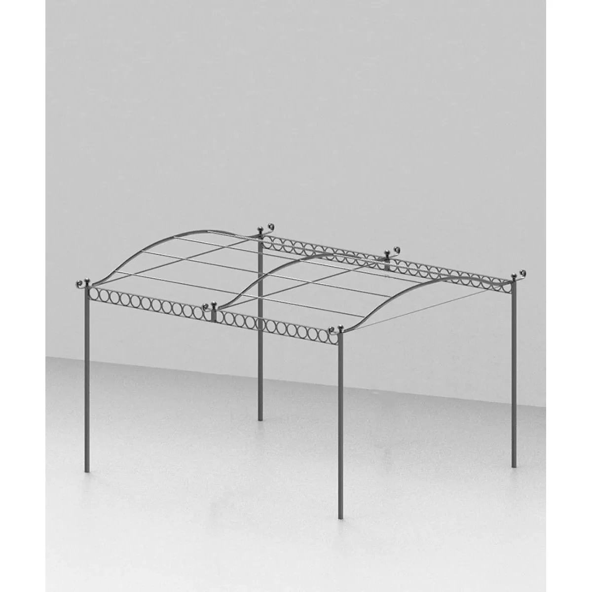 Freestanding Pergola Tibisco without roofing cm 366 X 376