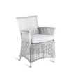 Seat cushion for Unopiù Capri small armchair, colour Nuvola